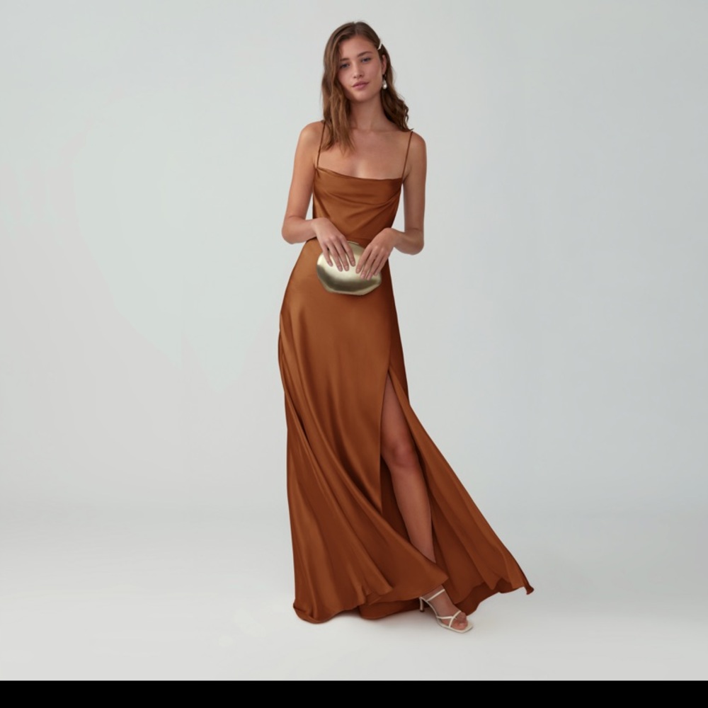 Fame and Partners Strappy Draped Gown WORN ONCE